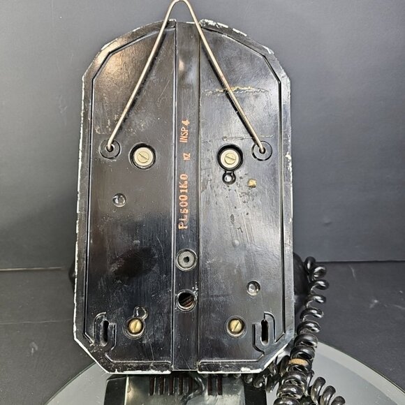 Vintage Black Automatic Electric AE50 Rotary Wall Telephone Needs Cleaning - Picture 8 of 16